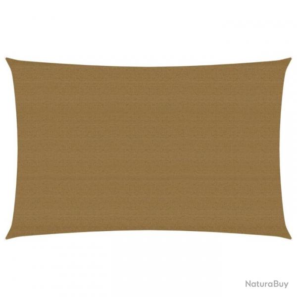 Voile d'ombrage 160 g/m Taupe 2,5x4,5 m PEHD