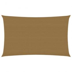 Voile d'ombrage 160 g/m² Taupe 2,5x5 m PEHD