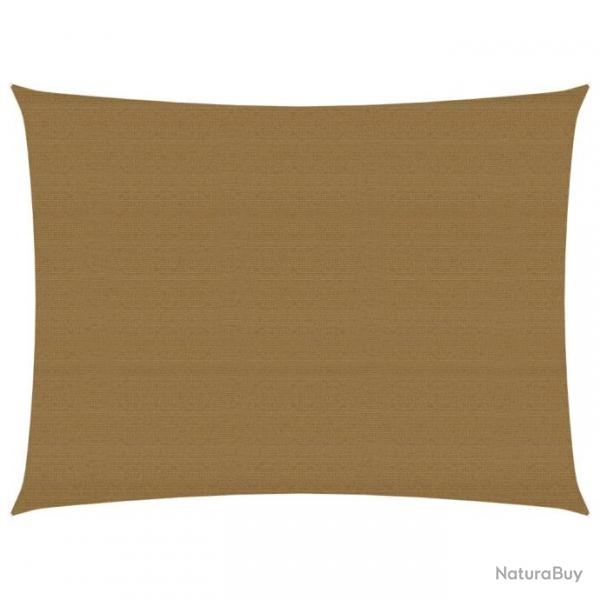 Voile d'ombrage 160 g/m Taupe 2x3 m PEHD