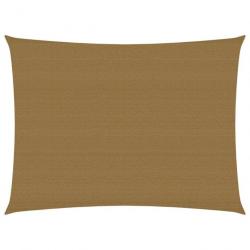 Voile d'ombrage 160 g/m² Taupe 2,5x3,5 m PEHD