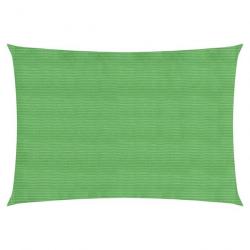 Voile d'ombrage 160 g/m² Vert clair 2,5x4,5 m PEHD