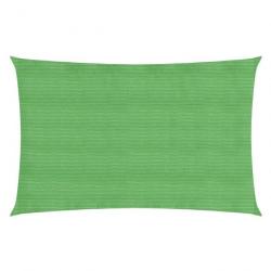 Voile d'ombrage 160 g/m² Vert clair 3x6 m PEHD