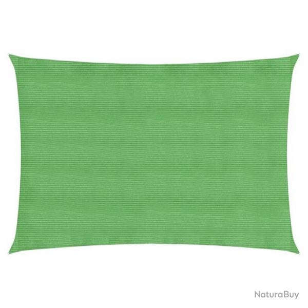 Voile d'ombrage 160 g/m rectangulaire vert clair 2,5x5 m PEHD