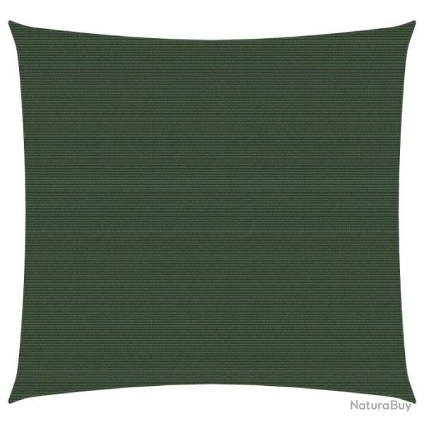 Voile d'ombrage 160 g/m Vert fonc 2,5x2,5 m PEHD