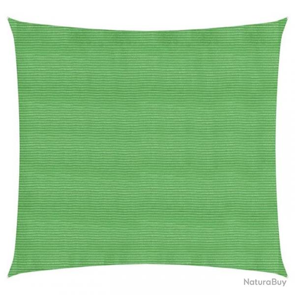 Voile d'ombrage 160 g/m Vert clair 5x5 m PEHD