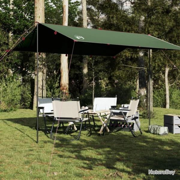 Bche de camping vert 360x294 cm impermable