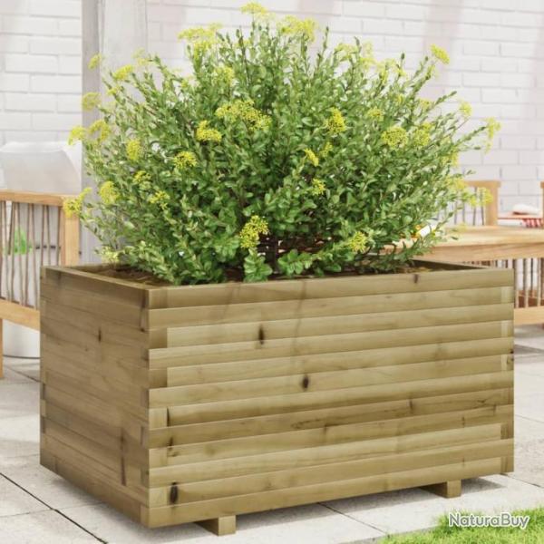 Jardinire 90x60x49,5 cm bois de pin imprgn