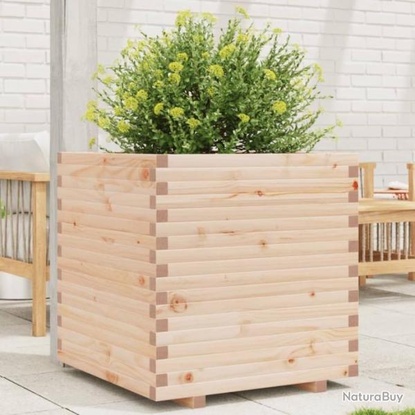 Jardinire 70x70x72 cm bois de pin massif