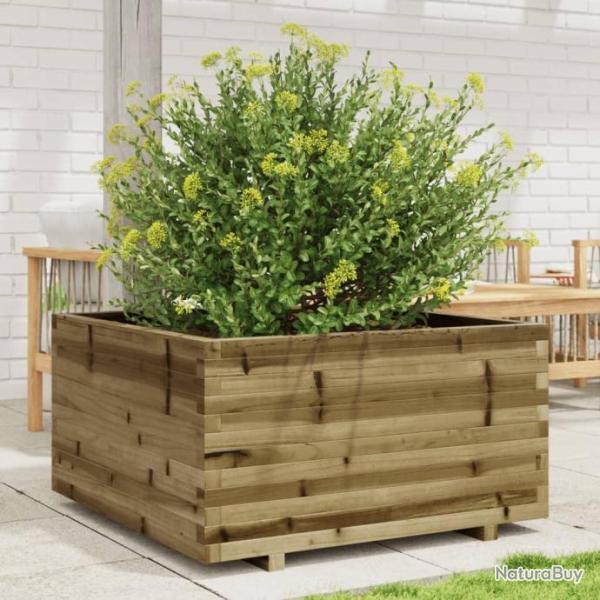 Jardinire 90x90x49,5 cm bois de pin imprgn