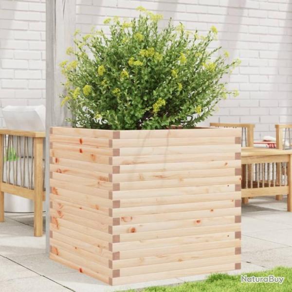 Jardinire 70x70x68,5 cm bois de pin massif