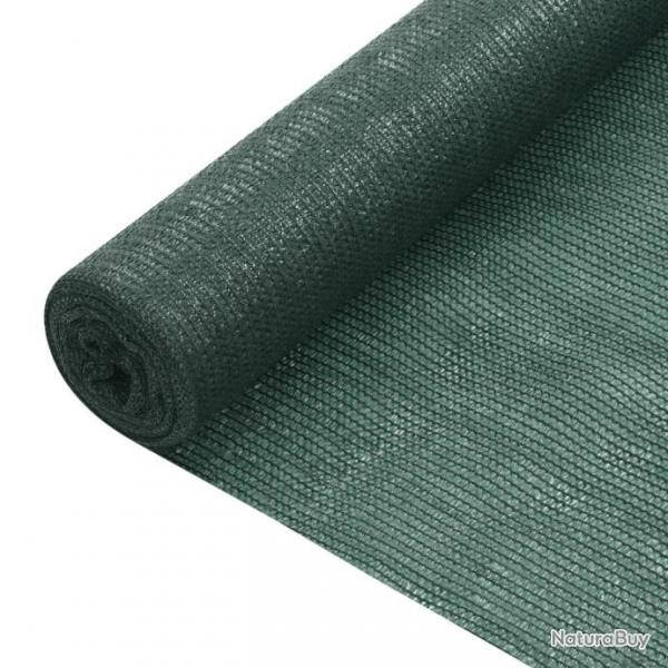 Filet brise-vue Vert 1x25 m PEHD 75 g/m