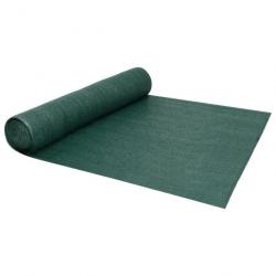 Filet brise-vue Vert 1,8x50 m PEHD 195 g/m²