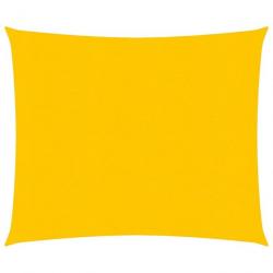 Voile d'ombrage 160 g/m² Jaune 3x3 m PEHD