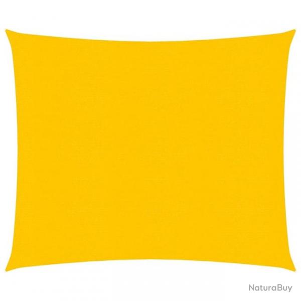 Voile d'ombrage 160 g/m Jaune 3x3 m PEHD