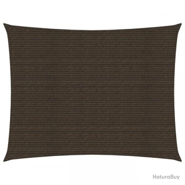 Voile d'ombrage 160 g/m Marron 2x3 m PEHD