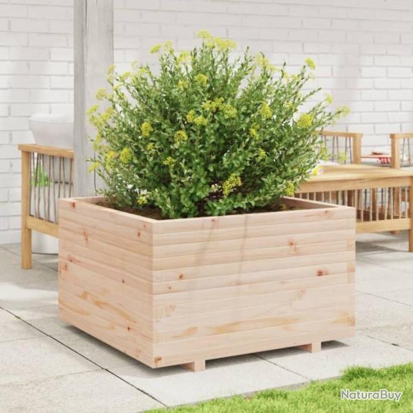 Jardinire 80x80x49,5 cm bois de pin massif