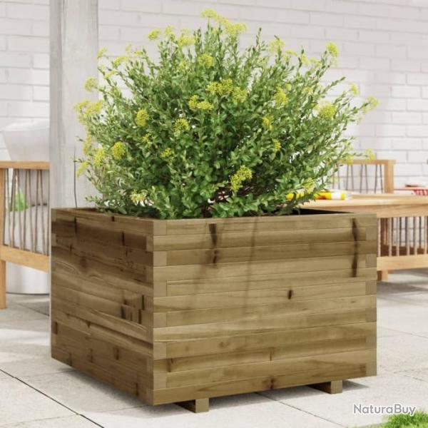 Jardinire 70x70x49,5 cm bois de pin imprgn