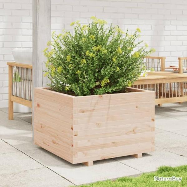 Jardinire 70x70x49,5 cm bois de pin massif