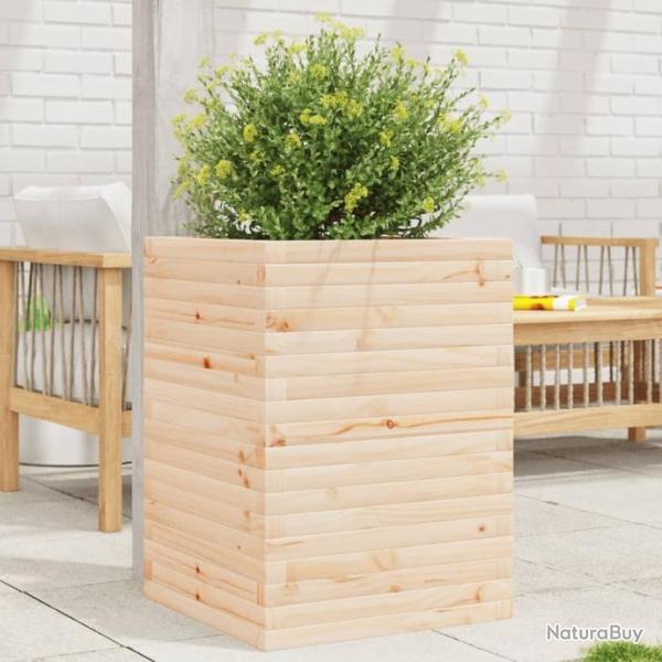 Jardinire 50x50x68,5 cm bois de pin massif