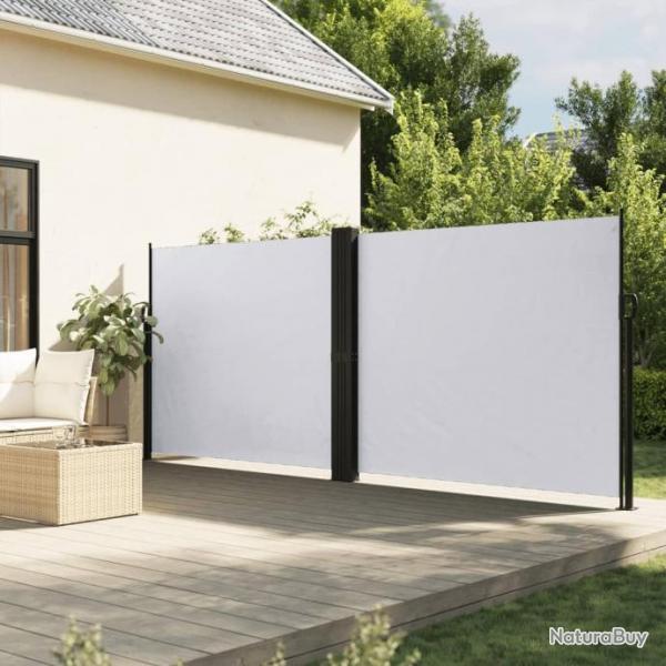 Auvent latral rtractable blanc 180x1000 cm