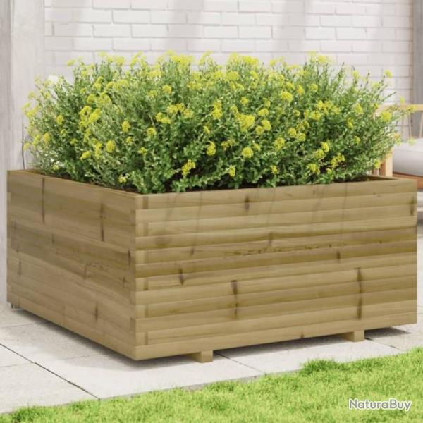 Jardinire 100x100x49,5 cm bois de pin imprgn