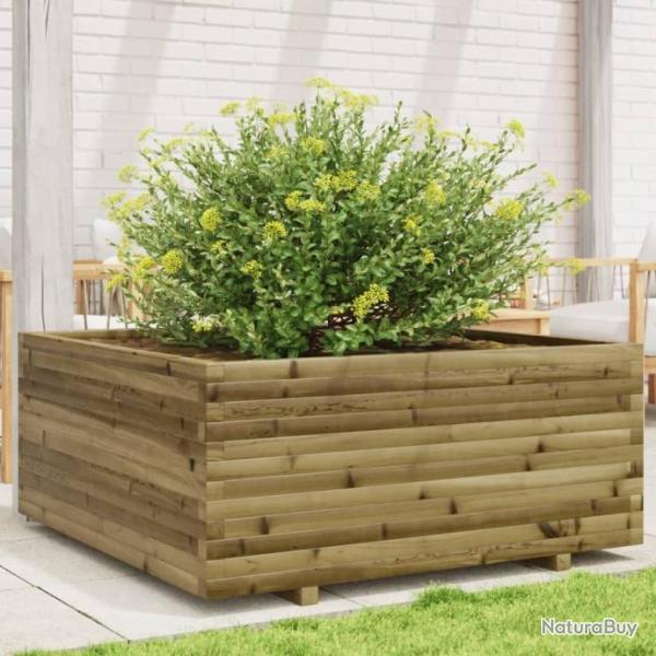 Jardinire 110x110x49,5 cm bois de pin imprgn