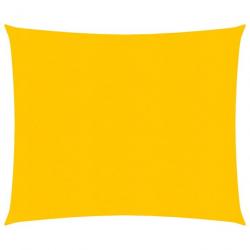 Voile d'ombrage 160 g/m² carré jaune 4,5x4,5 m PEHD