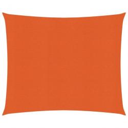 Voile d'ombrage 160 g/m² Orange 2,5x3 m PEHD