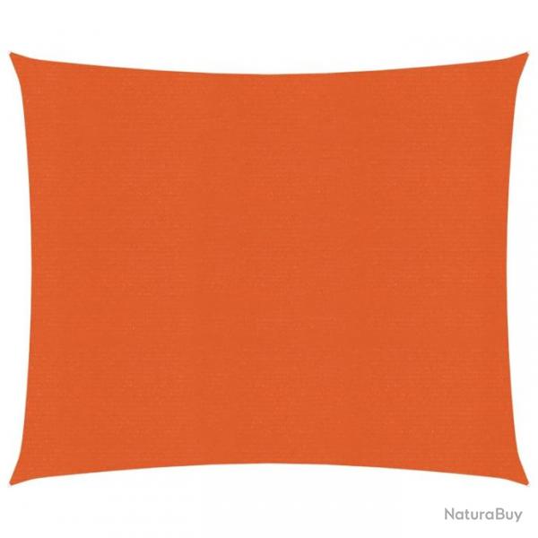 Voile d'ombrage 160 g/m Orange 2,5x3 m PEHD