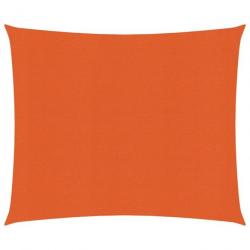 Voile d'ombrage 160 g/m² Orange 2x2,5 m PEHD