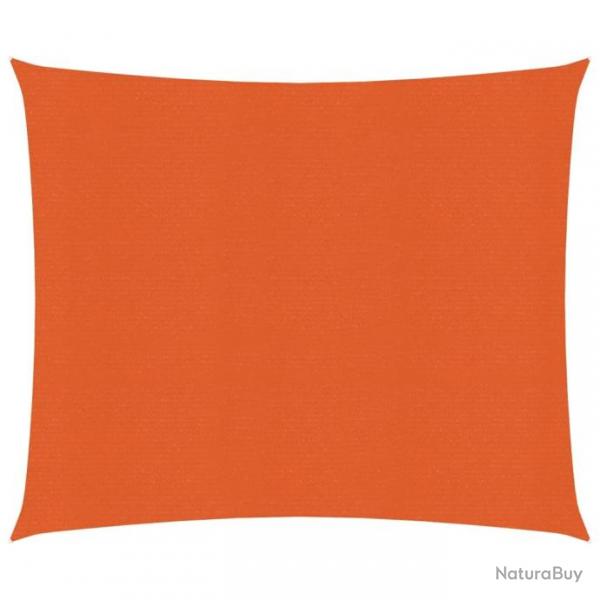 Voile d'ombrage 160 g/m Orange 2x2,5 m PEHD