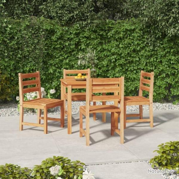 Ensemble  manger de jardin 5pcs Bois de teck massif