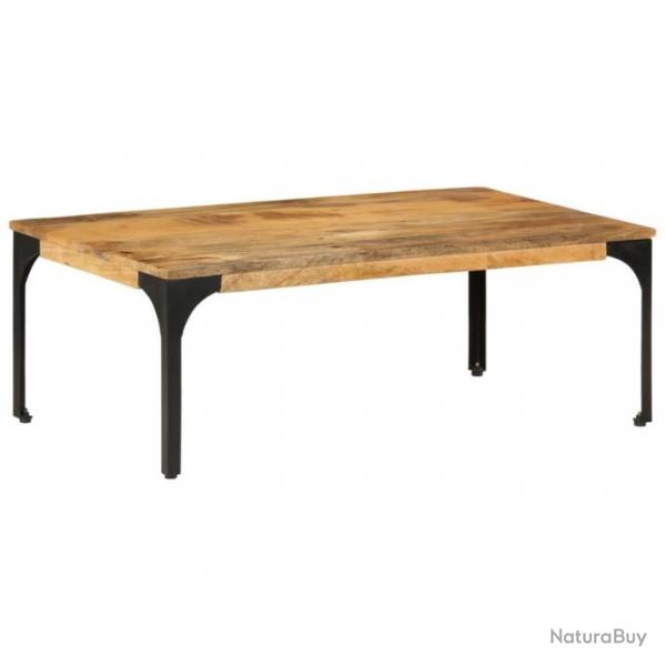 Table basse 100x55x35 cm bois de manguier massif