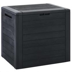 Boîte de stockage jardin Anthracite 58,5x46x55 cm Polypropylène