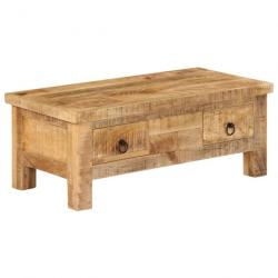 Table basse 90 x 45 x 35 cm Bois de manguier massif