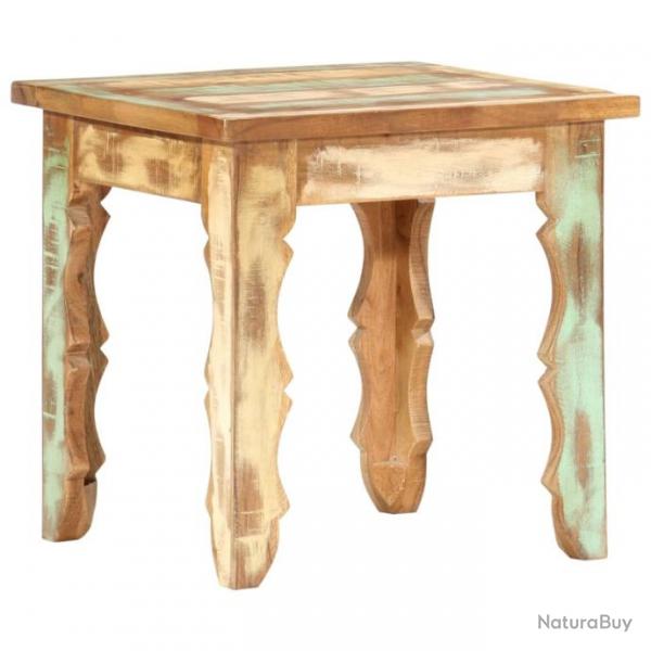 Table basse 40x40x40 cm Bois de rcupration solide