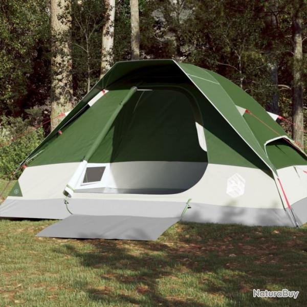 Tente de camping  dme 4 personnes vert impermable