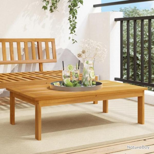 Table de jardin 100x60x30 cm bois d'acacia solide