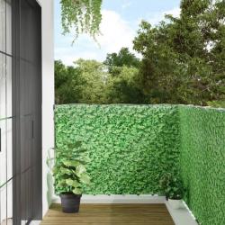 Écran d'intimité de jardin aspect de plante vert 800x120 cm PVC