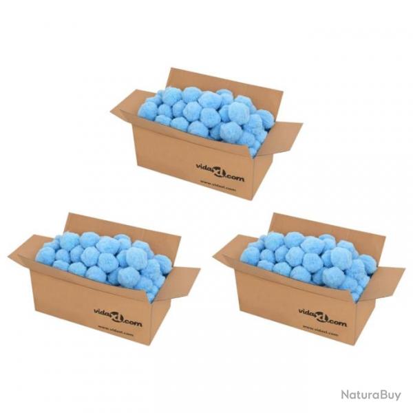 Boules anti-bactriennes filtrantes de piscine bleu 2100 g PE