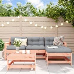 Salon de jardin 5 pcs bois massif douglas