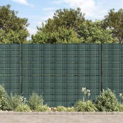 Brises-vues de jardin 10 pcs vert 252,5x19 cm PVC