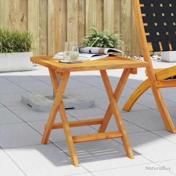 Table d'appoint de jardin 40x40x40 cm bois d'acacia massif