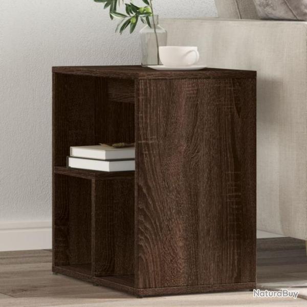 Tables d'appoint 2 pcs chne marron 50x30x50 cm bois ingnierie