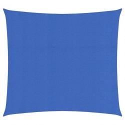 Voile d'ombrage 160 g/m² carré bleu 3x3 m PEHD