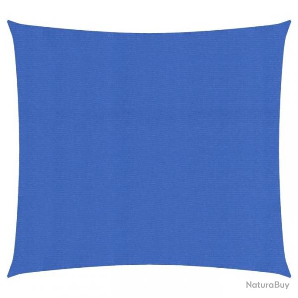 Voile d'ombrage 160 g/m carr bleu 3x3 m PEHD