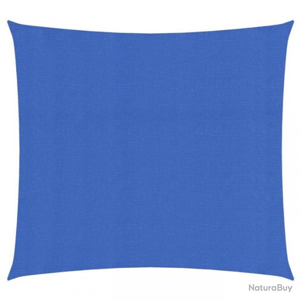 Voile d'ombrage 160 g/m carr bleu 5x5 m PEHD