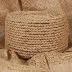 Corde de jute 50 m de long 14 mm d'épaisseur