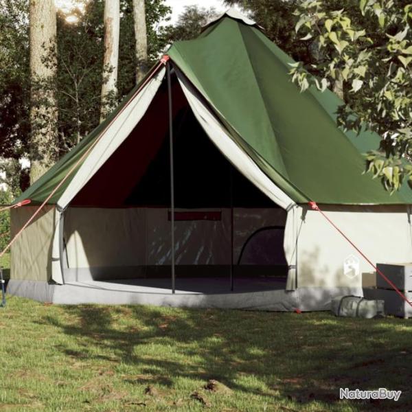 Tente familiale tipi 10 personnes vert impermable