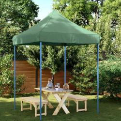 Tente de réception pliable escamotable vert 200x200x306 cm